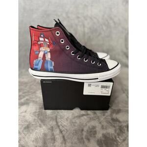 Converse All-Star Chuck Taylor High Top Transformers Optimus Prime Mens Sz 9